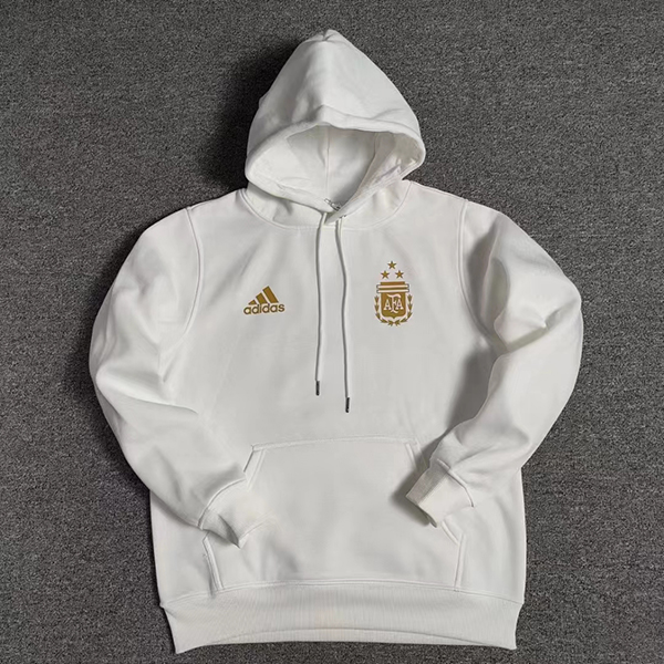AAA Quality Argentina 22/23 Hoodie - White/Golden
